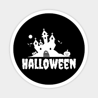 Halloween Castle Design Magnet